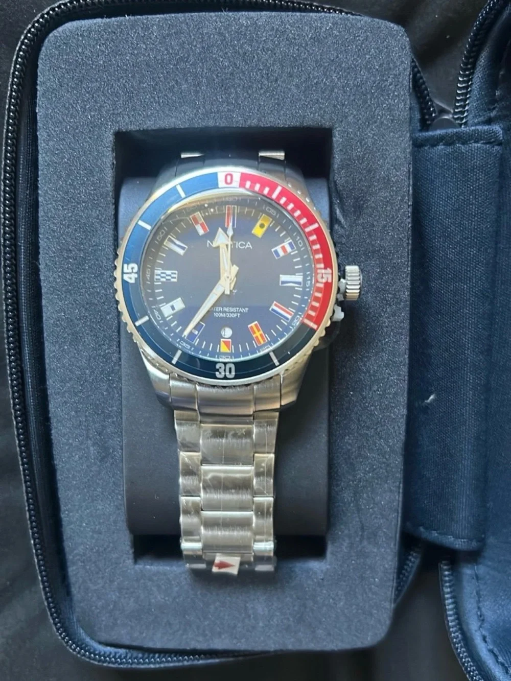 Men’s Nautica Pacific Beach Stainless Steel  Watch ~ NAPPBSO22